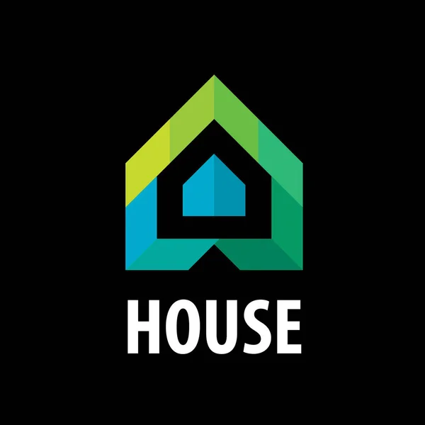 Logo wektor House w postaci strzałki — Wektor stockowy