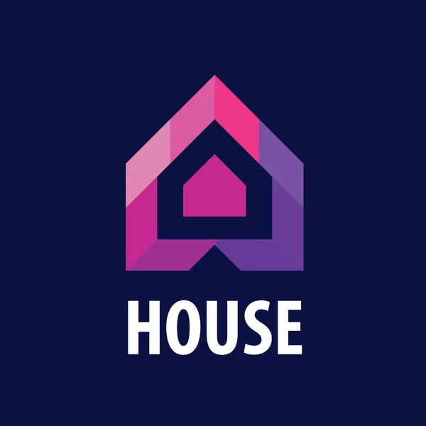 Logo wektor House w postaci strzałki — Wektor stockowy