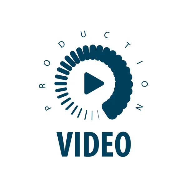 Vektorové logo video — Stockový vektor