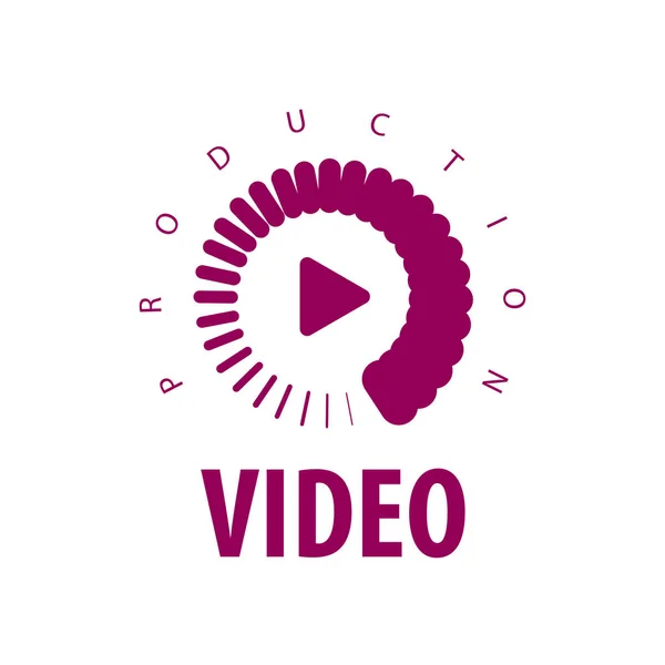 Vektor logo video – Stock-vektor
