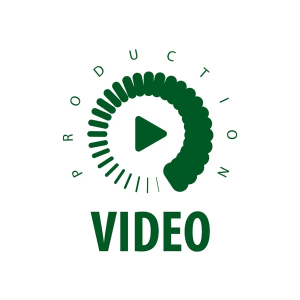 Vektör logosu video — Stok Vektör