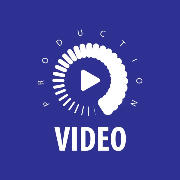 Vektorové logo video — Stockový vektor