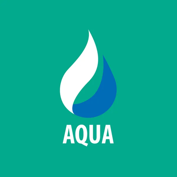 Vector logo agua — Vector de stock