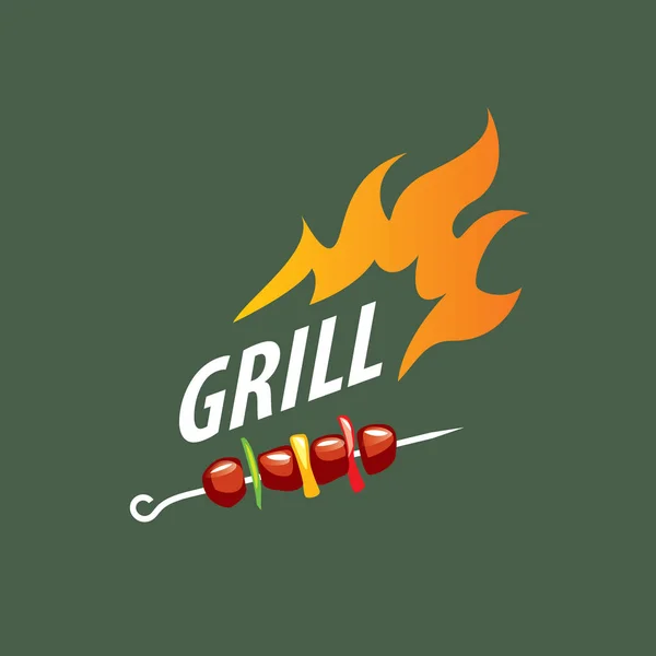 Logo vectoriel barbecue — Image vectorielle
