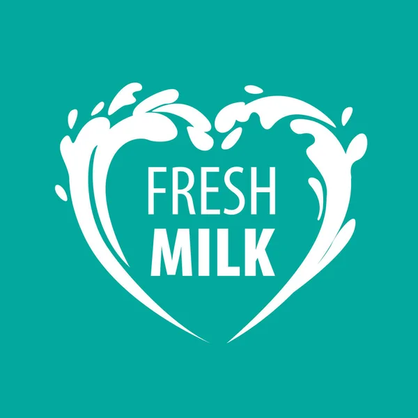 Vektor logotypen mjölk — Stock vektor