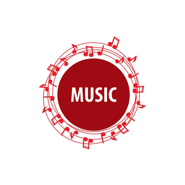 Vektorové logo hudba — Stockový vektor