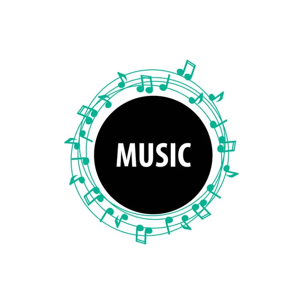 Vetor logotipo música —  Vetores de Stock