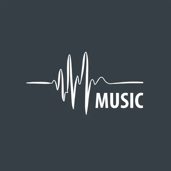 Vector logo music — Stock Vector