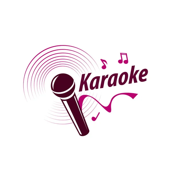 Wektor logo karaoke — Wektor stockowy