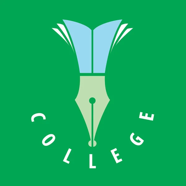 Logo vectoriel collège — Image vectorielle