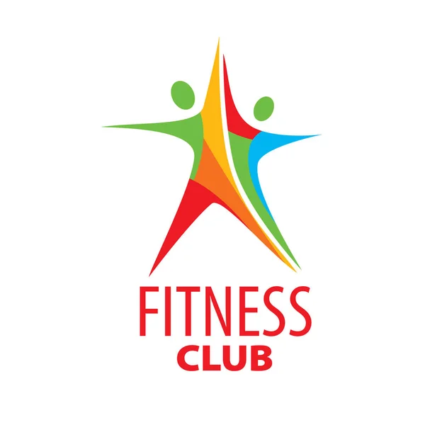 Vector logo for fitness — Stock Vector