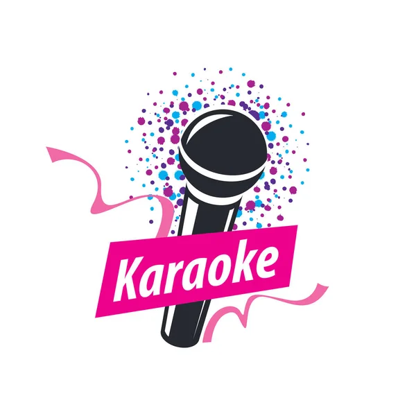 Karaoke logo vettoriale — Vettoriale Stock