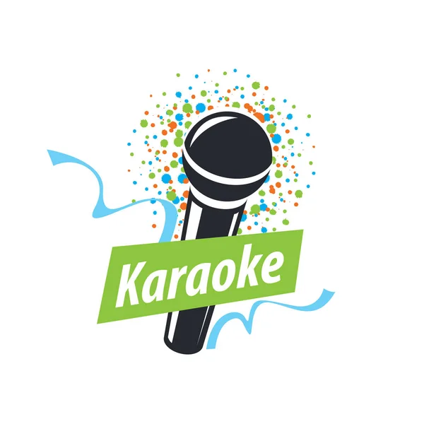 Vektör logo karaoke — Stok Vektör