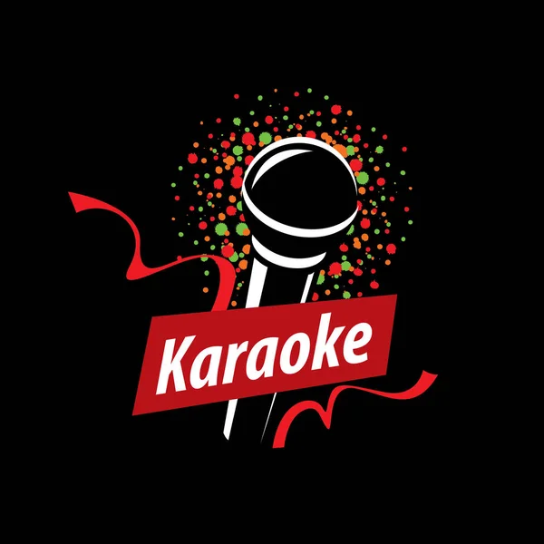 Karaoke logo vettoriale — Vettoriale Stock