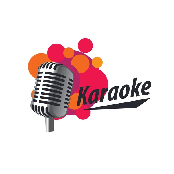 Logotipo do vetor karaoke —  Vetores de Stock