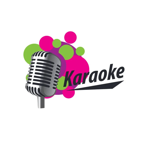 Vektör logo karaoke — Stok Vektör