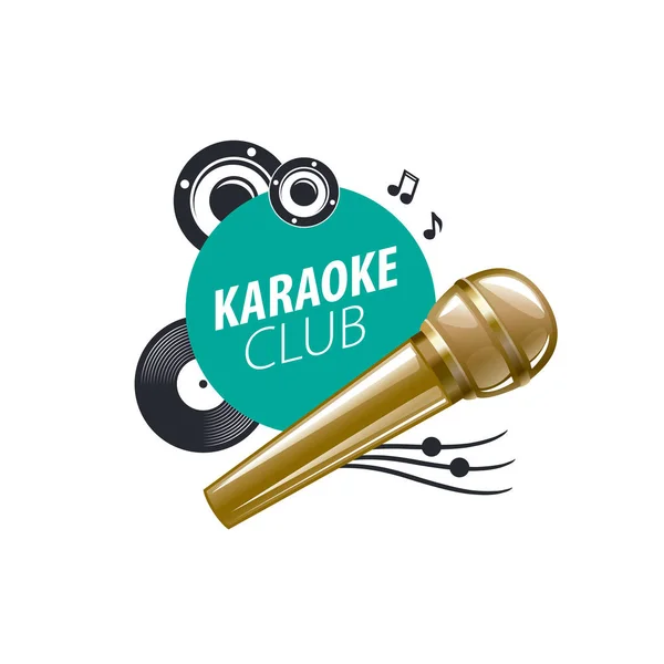 Vektör logo karaoke — Stok Vektör