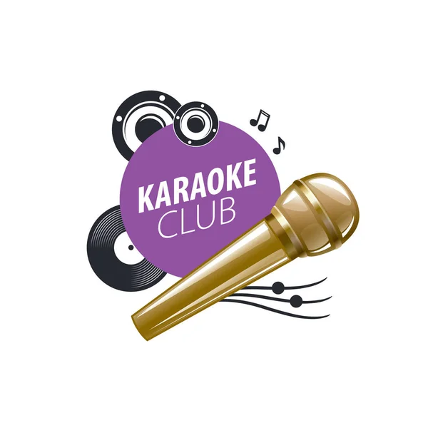 Vektör logo karaoke — Stok Vektör