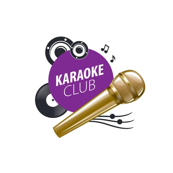 Vektör logo karaoke — Stok Vektör