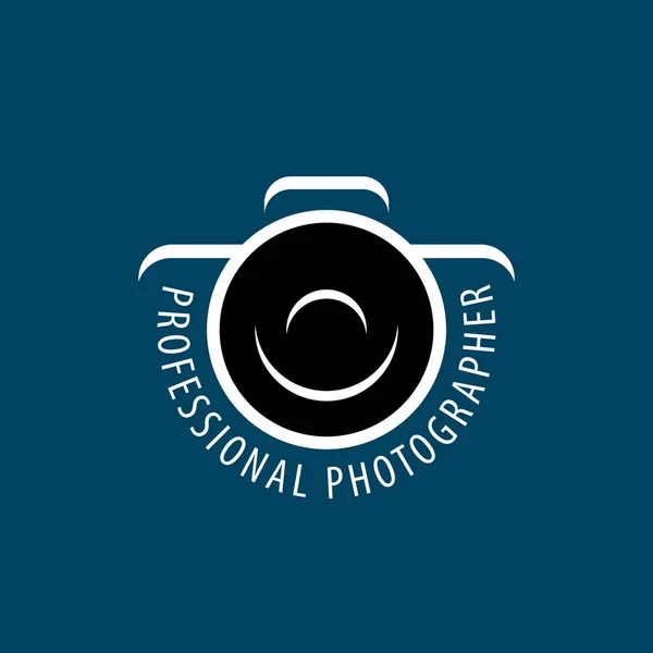 Logo appareil photo le photographe — Image vectorielle