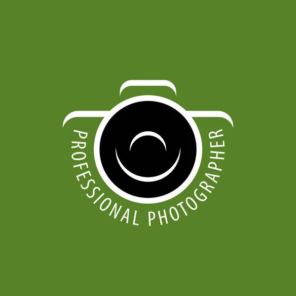 Λογότυπο φωτογραφική μηχανή τον φωτογράφο — Διανυσματικό Αρχείο