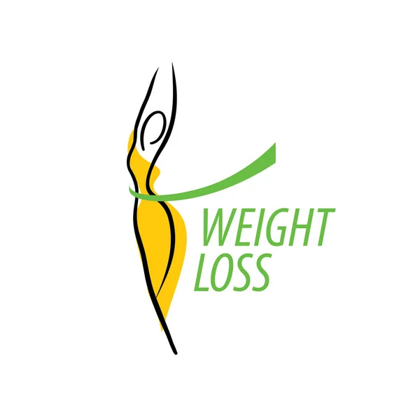 Gewicht verlies logo — Stockvector