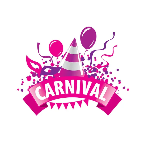 Καρναβάλι λογότυπο φορέα — Διανυσματικό Αρχείο