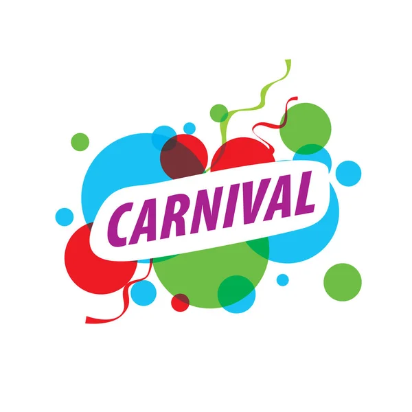 Abstract logo carnival — Stock Vector