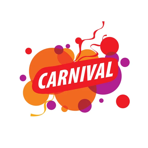 Abstraktní logo karneval — Stockový vektor