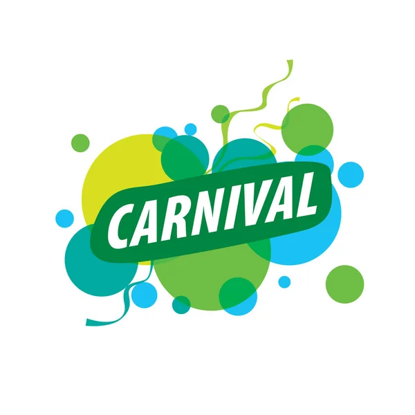 Abstraktní logo karneval — Stockový vektor