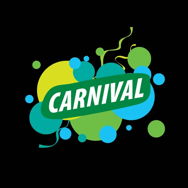 Abstraktní logo karneval — Stockový vektor