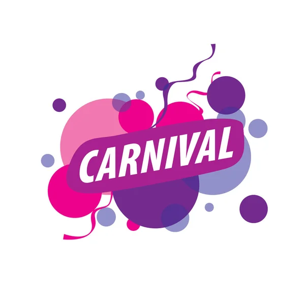 Abstract logo carnival — Stock Vector