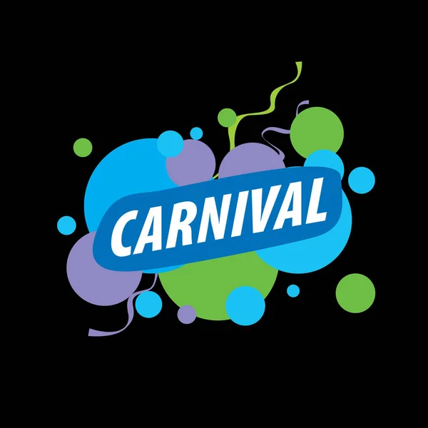 Abstraktní logo karneval — Stockový vektor