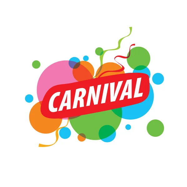 Abstraktní logo karneval — Stockový vektor