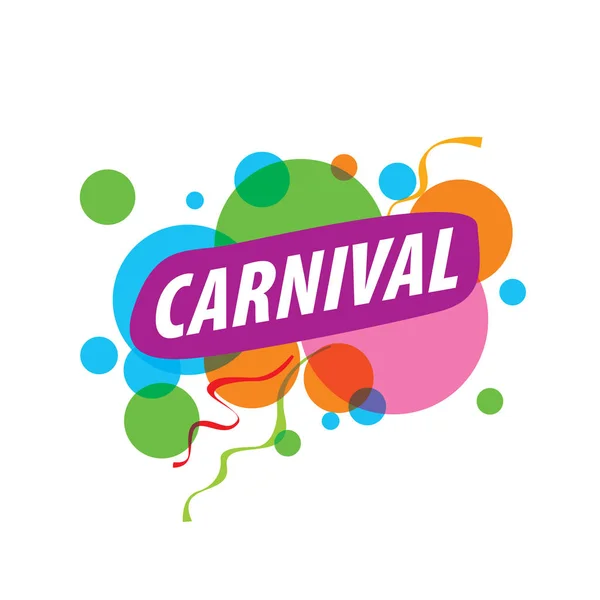 Abstract logo carnival — Stock Vector