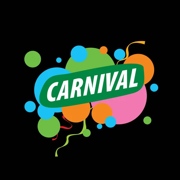 Carnaval de logotipo abstrato —  Vetores de Stock