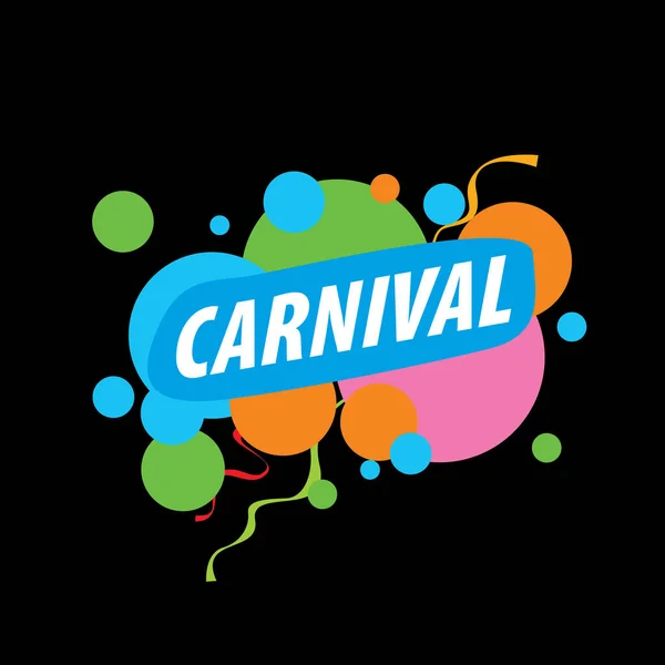 Abstracte logo carnaval — Stockvector