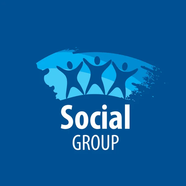 Векторний логотип соціальної групи — стоковий вектор