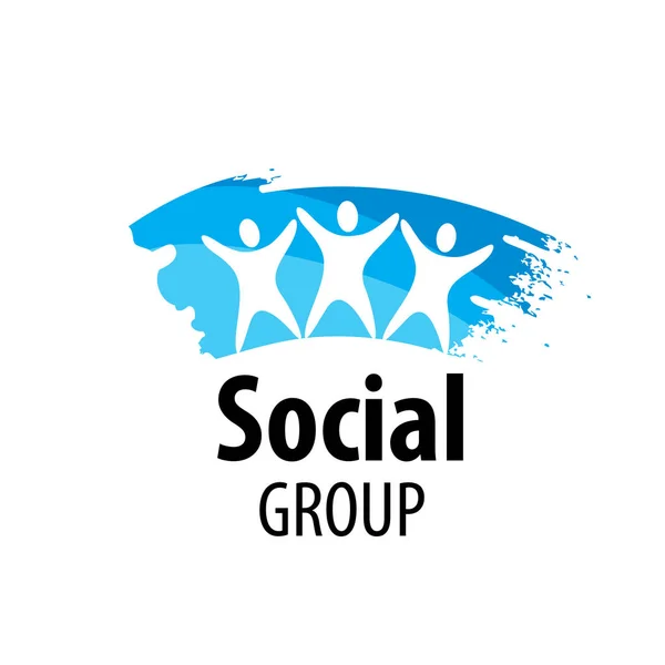 Logo vectoriel groupe social — Image vectorielle