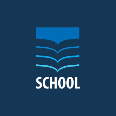 logo okul vektör