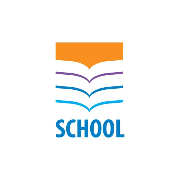 Vektor-Logo Schule — Stockvektor