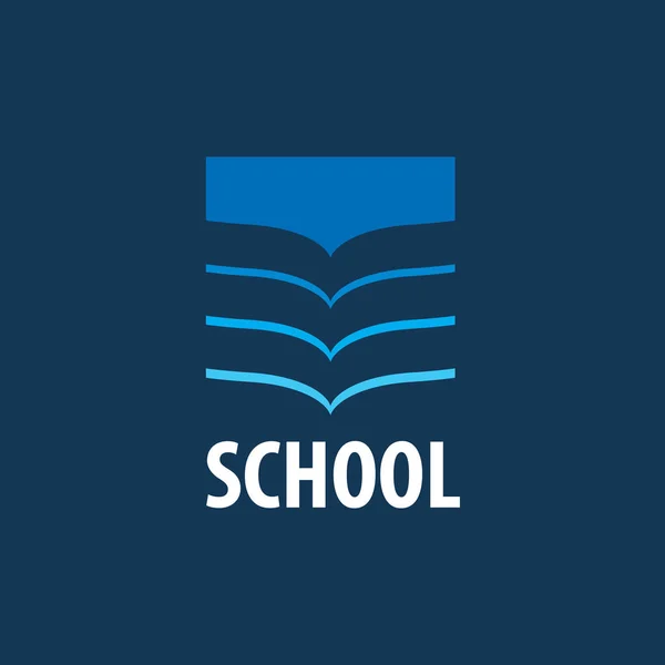 Vektorin logo School — vektorikuva