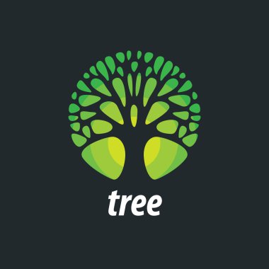 vektör logo ağaç