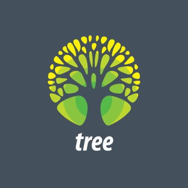 vektör logo ağaç