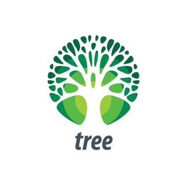 vektör logo ağaç