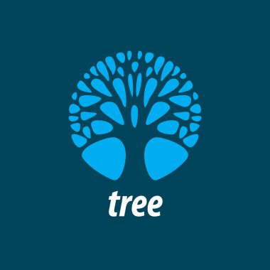 vektör logo ağaç