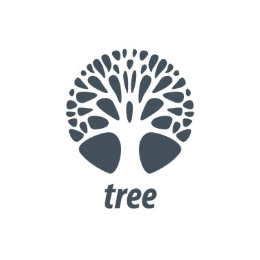 vektör logo ağaç