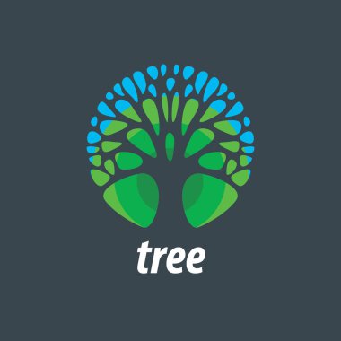 vektör logo ağaç