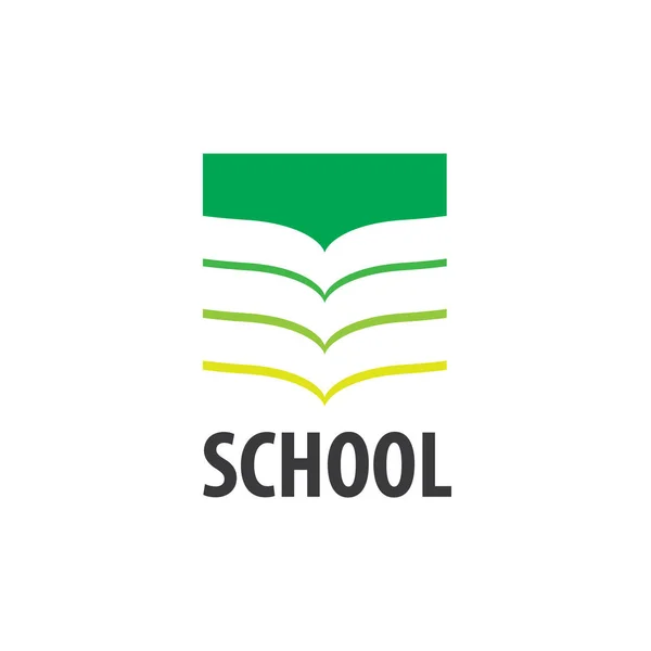 Logo okul vektör — Stok Vektör