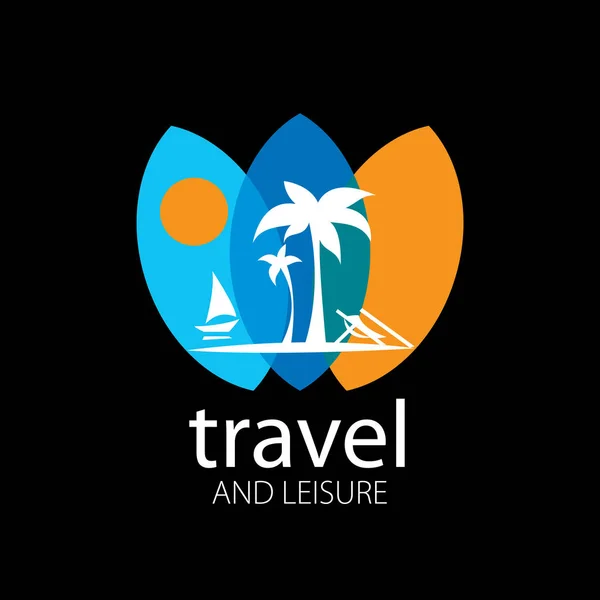 Logo vectoriel voyage — Image vectorielle